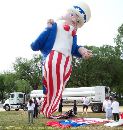 Uncle Sam balloon