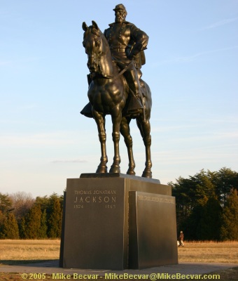 Stonewall Jackson on a horse